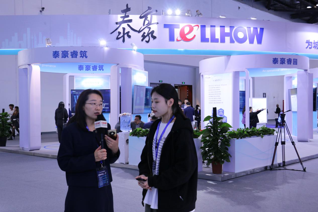 数智赋能丨2023中国国际智能建筑展现场专访泰豪副总裁马益荣